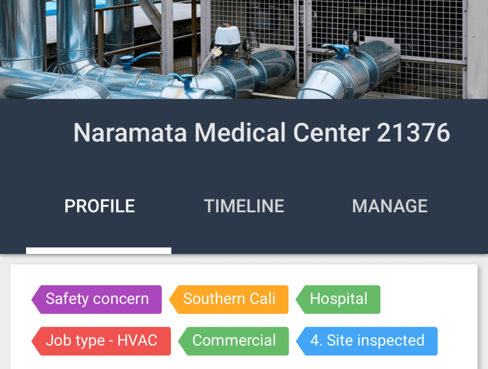 screenshot of Solve CRM
